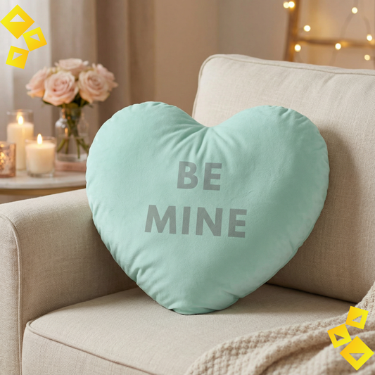 Custom Shaped Pillow - Personalized Heart Pillow - Cushion - Custom Design Pillow for Home Decor & Gifts