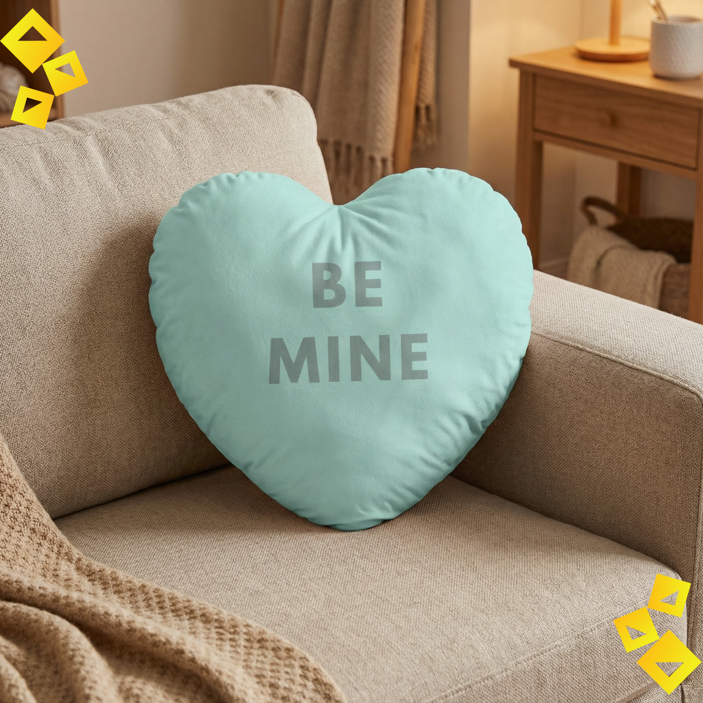 Custom Shaped Pillow - Personalized Heart Pillow - Cushion - Custom Design Pillow for Home Decor & Gifts