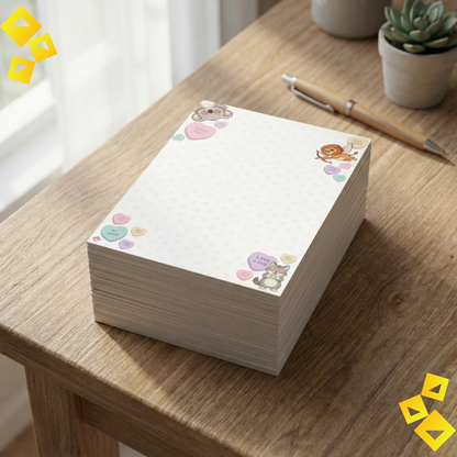 Postcard Bundle with Envelopes - Cute Pet Valentine Cards - Animal Love Stationery - Dog & Cat Postcards - Gift Set
