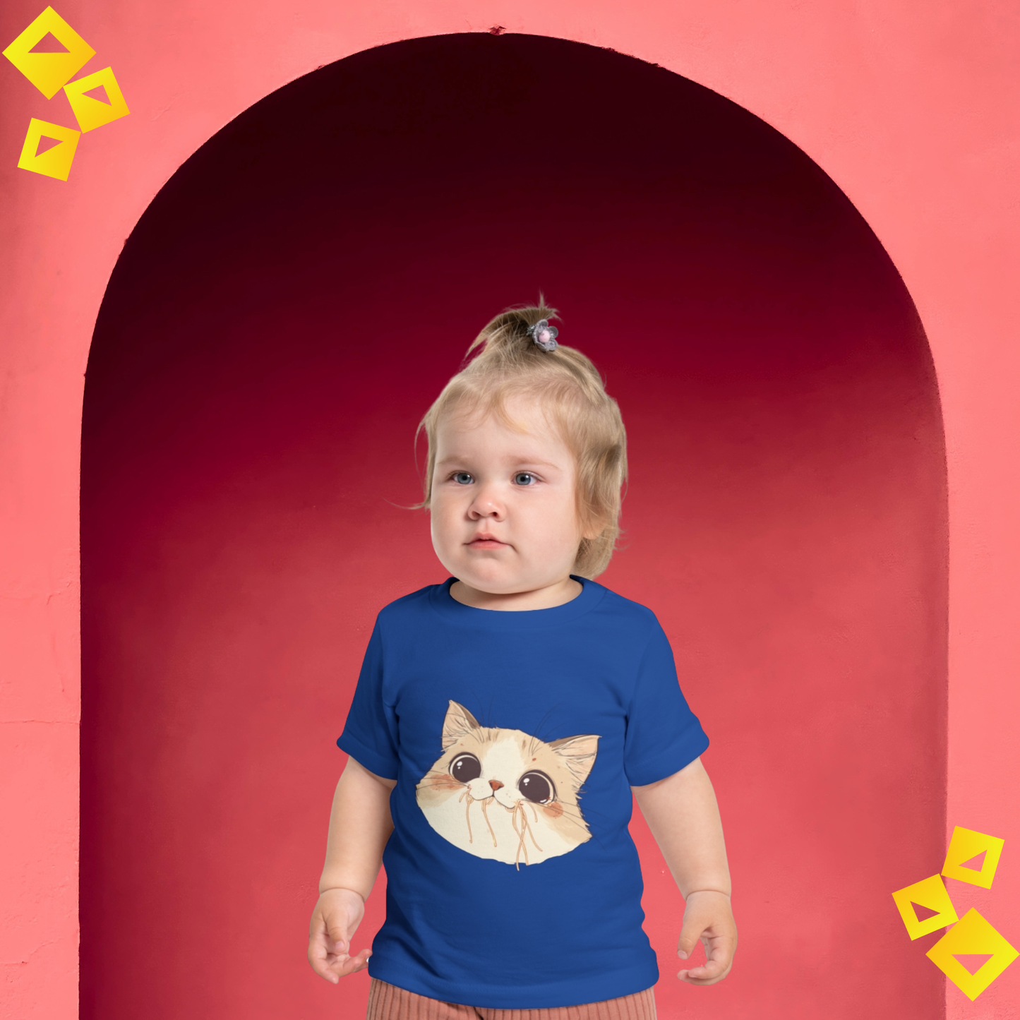 Baby Cat T Shirt - Cute Kitten Baby Tee - Soft Cotton Infant Shirt - Gift for Cat Lovers Baby