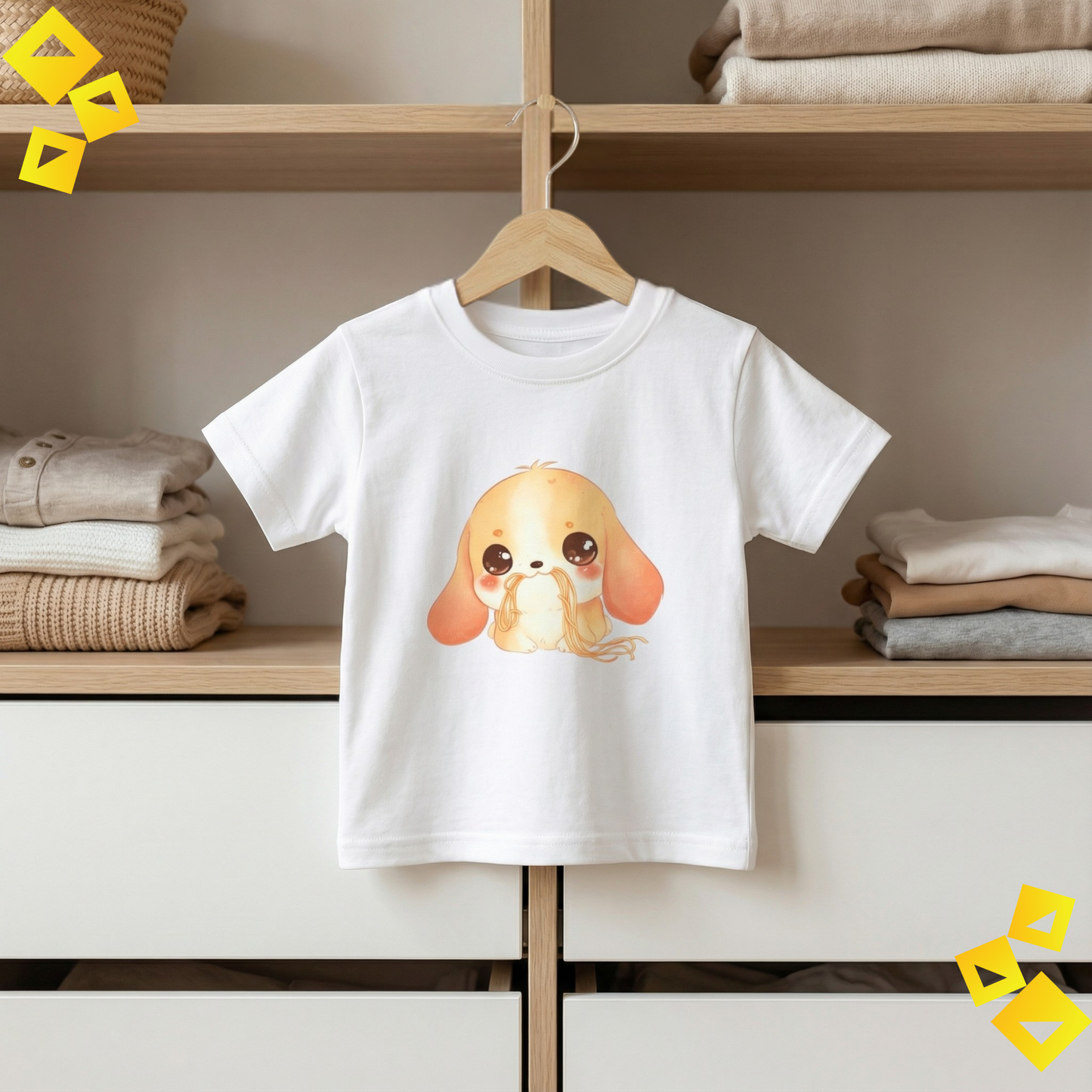 Baby Puppy T Shirt - Cute Dog Baby Tee - Soft Cotton Infant Shirt - Funny Animal Baby Gi