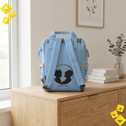 Diaper Bag, Baby and Dog Essentials Organizer, Stylish Pet Parent Backpack, Functional Travel Bag for New Moms Dads, Baby Shower Gift