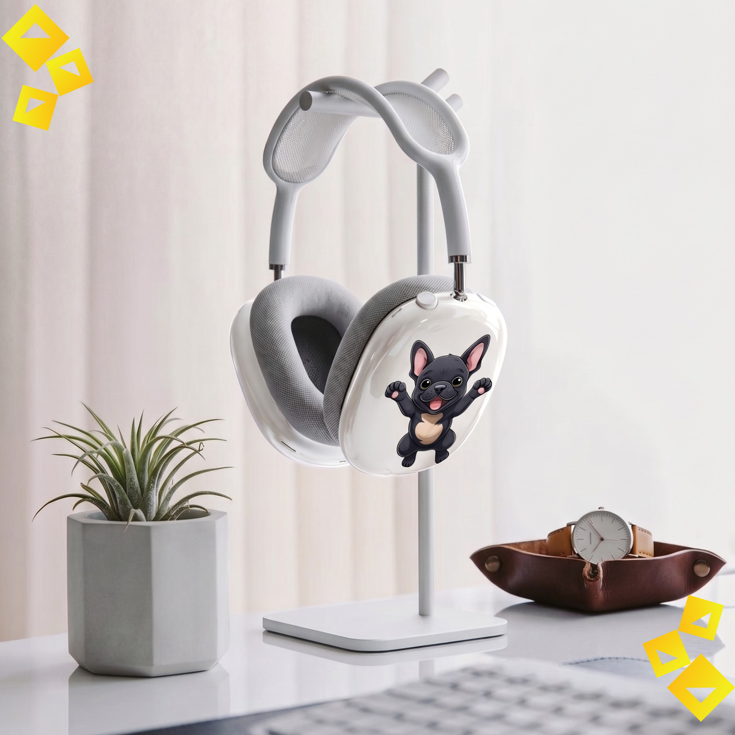 French Bulldog AirPods Max Case | Cute Pet Lover's Gift, Dog Lover Accessory, Kids & Adult Tech Protector, Unique Gift Idea, Playful Design