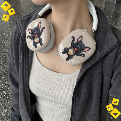 French Bulldog AirPods Max Case | Cute Pet Lover's Gift, Dog Lover Accessory, Kids & Adult Tech Protector, Unique Gift Idea, Playful Design