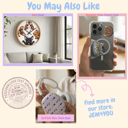 French Bulldog AirPods Max Case | Cute Pet Lover's Gift, Dog Lover Accessory, Kids & Adult Tech Protector, Unique Gift Idea, Playful Design