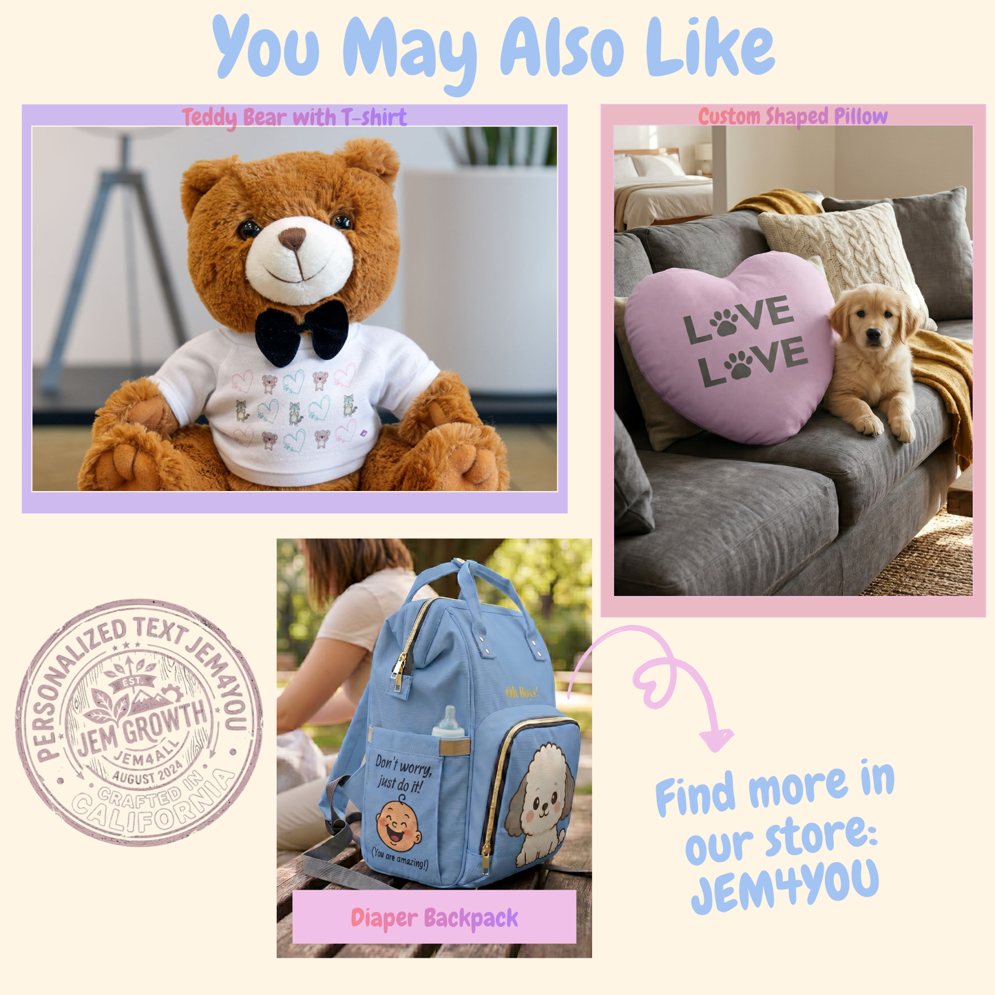Stuffed Animals, Fluffy Plush Toys with Custom Tees, Snuggle Buddies Design, Personalized Gift for Kids, Cute Cuddly Toy Keepsake