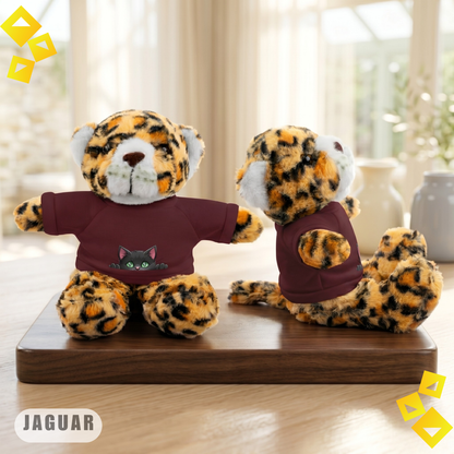 Stuffed Animals, Fluffy Plush Toys with Custom Tees, Snuggle Buddies Design, Personalized Gift for Kids, Cute Cuddly Toy Keepsake