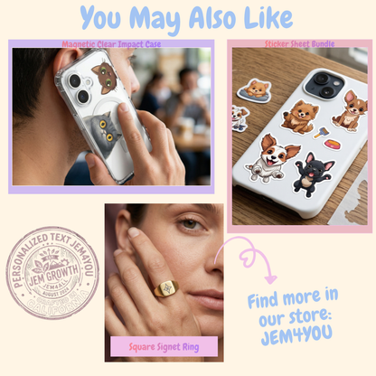 iPhone 17 Impact Resistant Personalized Case - 2026 Heart & Teddy Bear Design - Personalized Pink Glow Protective Phone Cover