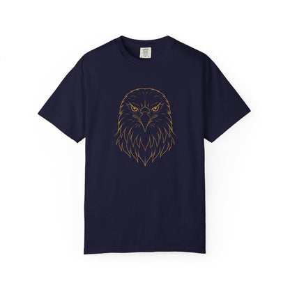 Minimal Eagle Line Art T-shirt | Outline Bald Eagle Tee