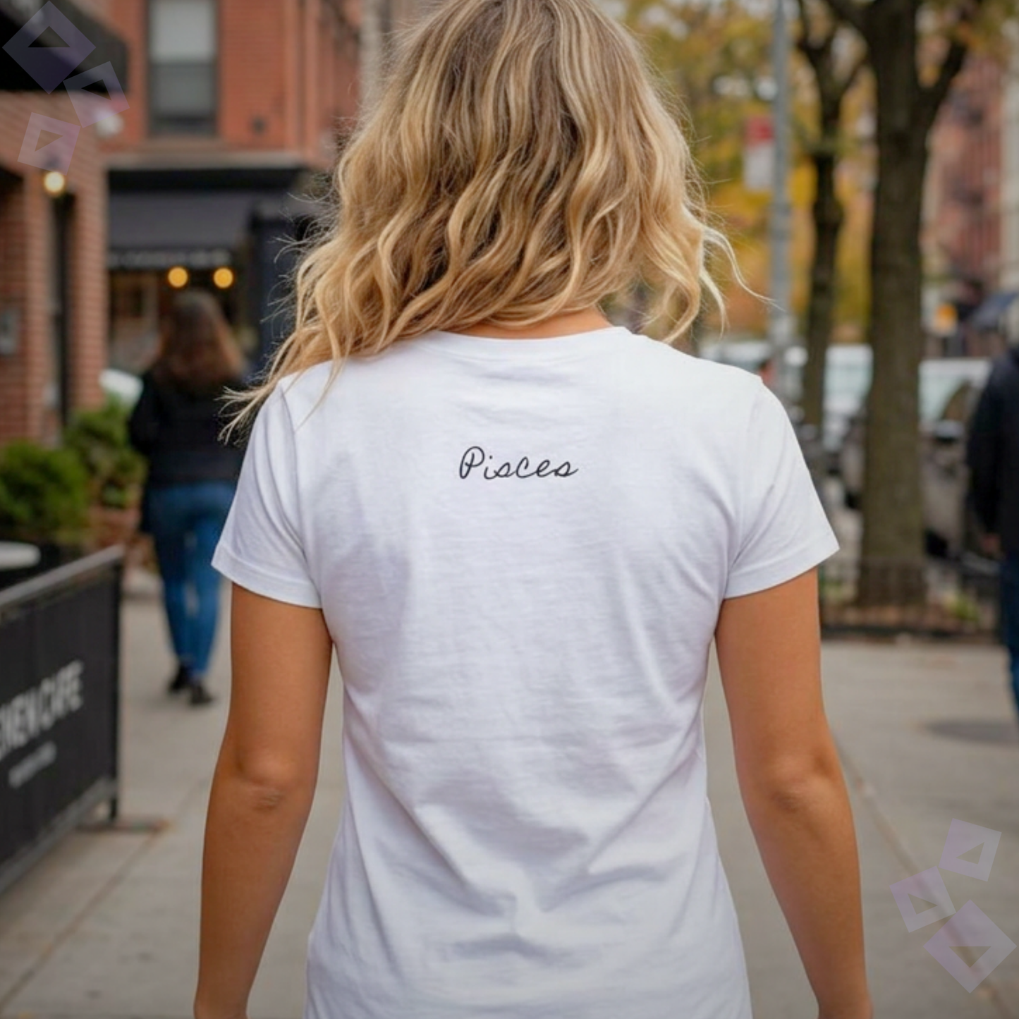 Unisex Jersey T Shirt Pisces Zodiac Fish Graphic, Minimalist Pisces Astrology Shirt, Horoscope Zodiac Sign Tee, Birthday Gift