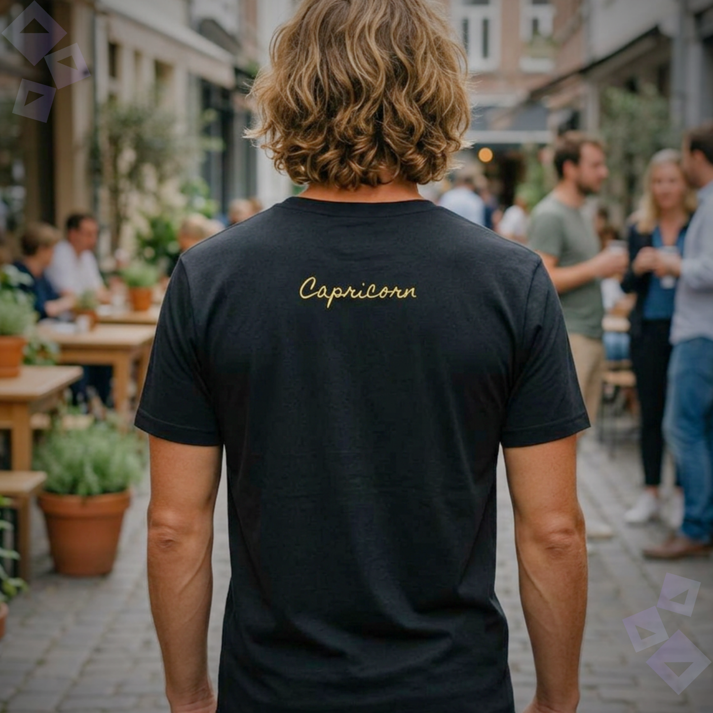 Unisex Jersey T Shirt Capricorn Zodiac Sea Goat Graphic, Minimalist Capricorn Astrology Shirt, Horoscope Zodiac Sign Tee, Birthday Gift