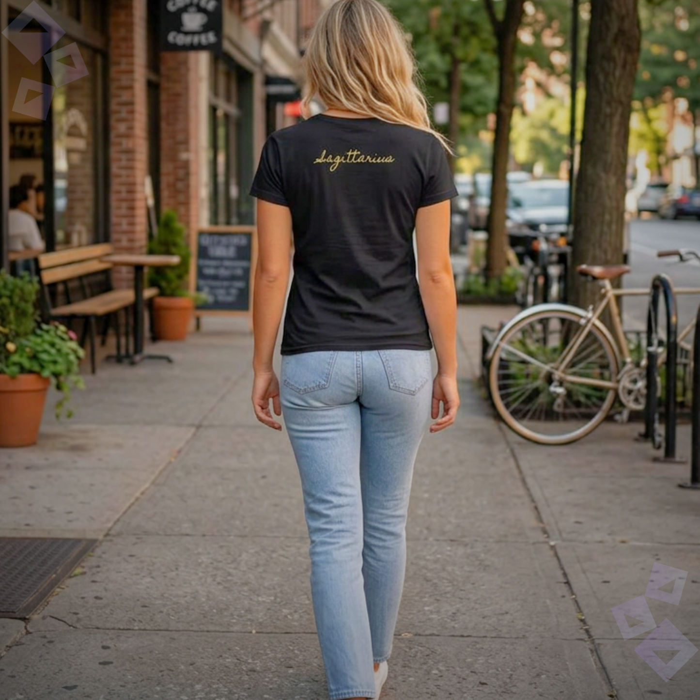 Unisex Jersey T Shirt Sagittarius Zodiac Archer Graphic, Minimalist Sagittarius Astrology Shirt, Horoscope Zodiac Sign Tee, Birthday Gift