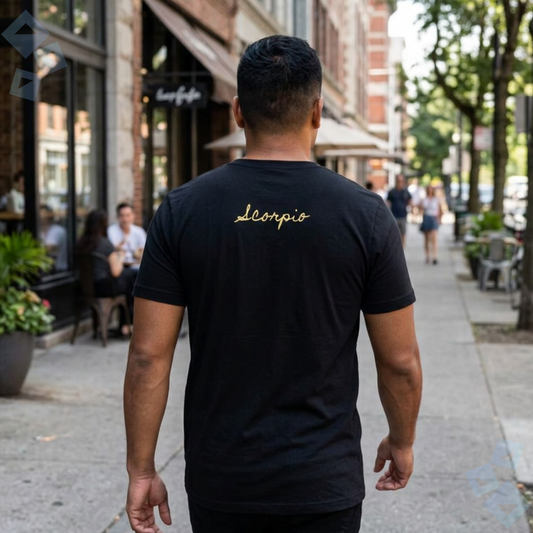 Unisex Jersey T Shirt Scorpio Zodiac Scorpion Graphic, Minimalist Scorpio Astrology Shirt, Horoscope Zodiac Sign Tee, Gift for Scorpio
