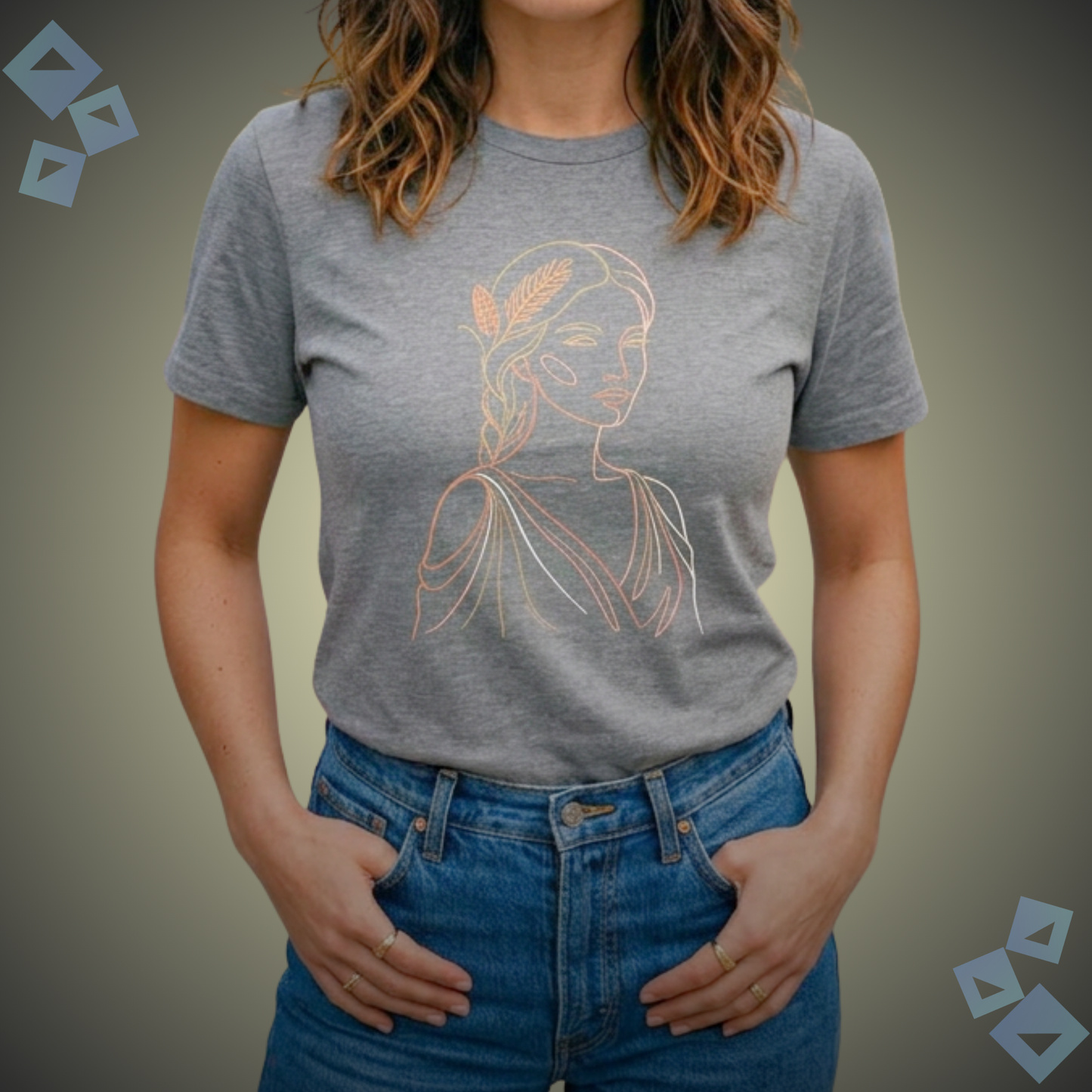 Unisex Jersey T Shirt Virgo Zodiac Maiden Graphic, Minimalist Virgo Astrology Shirt, Horoscope Zodiac Sign Tee, Gift for Virgo Women Men
