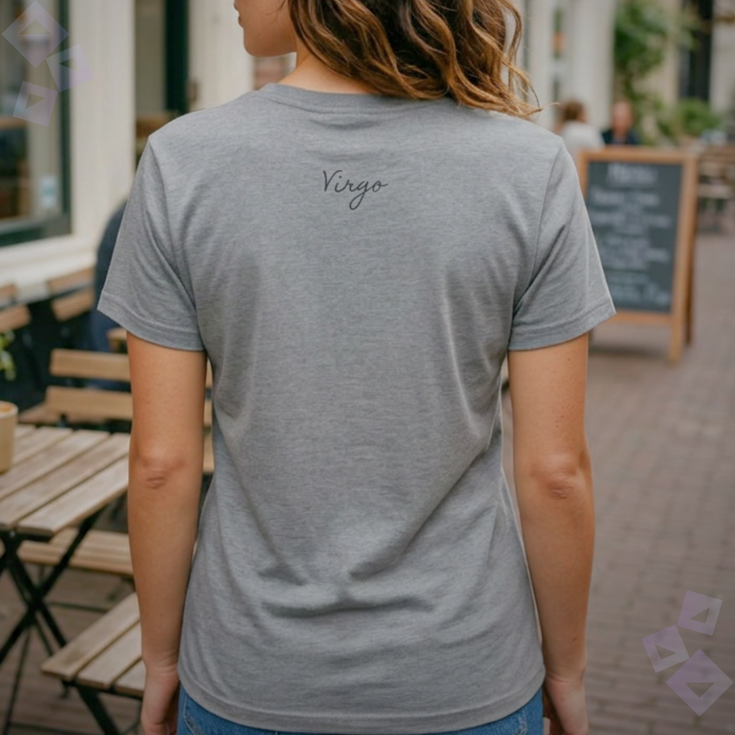 Unisex Jersey T Shirt Virgo Zodiac Maiden Graphic, Minimalist Virgo Astrology Shirt, Horoscope Zodiac Sign Tee, Gift for Virgo Women Men