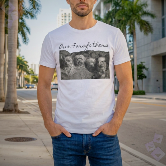 Unisex Jersey T Shirt Our Forefathers Evolution Graphic Tee, Funny Monkey Evolution Shirt, Science Humor T Shirt, Gift for Science Lovers