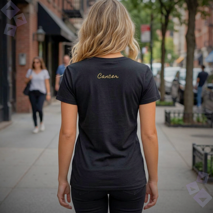 Unisex Jersey T Shirt Cancer Zodiac Crab Graphic, Minimalist Cancer Astrology Shirt, Horoscope Zodiac Sign Tee, Gift for Cancer Women Men