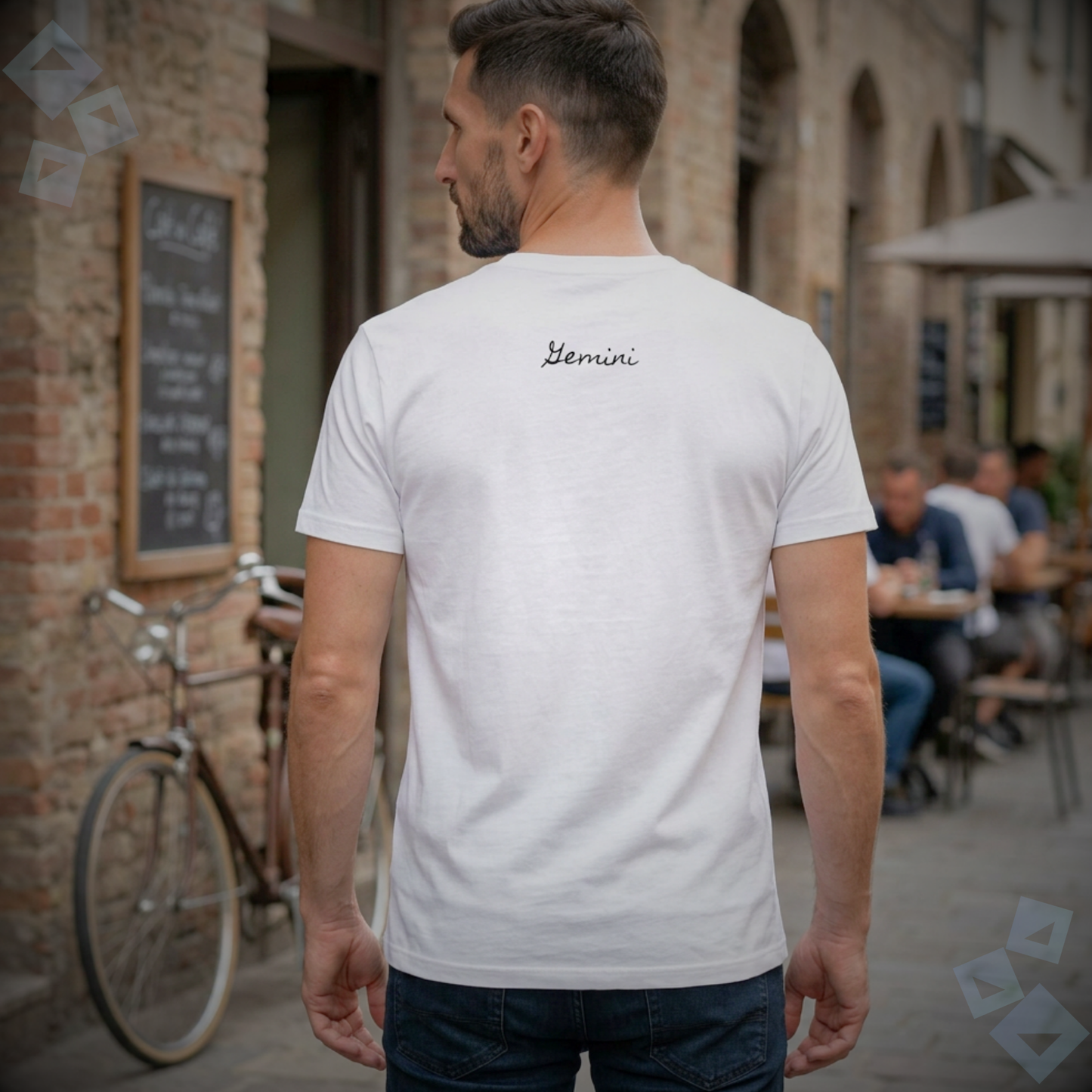Unisex Jersey T Shirt Gemini Zodiac Twins Graphic, Minimalist Gemini Astrology Shirt, Horoscope Zodiac Sign Tee, Gift for Gemini Women Men