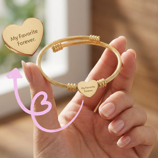 Heart Cuff Bracelet Engraving, Personalized Name Heart Bracelet, Polished Minimalist Cuff Jewelry, Romantic Gift for Her Girlfriend Wife