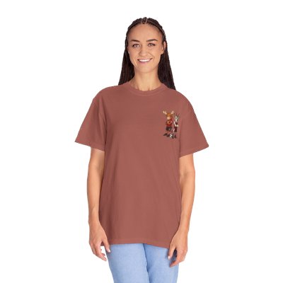 Moose and Oryx Soccer Players T-shirt | Cute Animal Sports Illustration