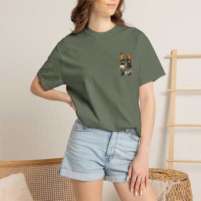 Jaguar and Springbok Soccer Players T-shirt | Cute Animal Sports Illustration