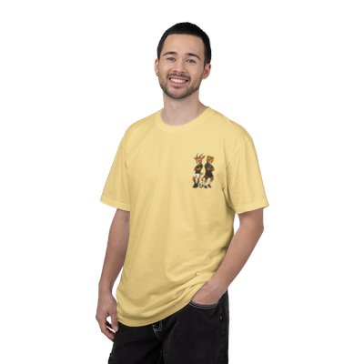 Jaguar and Springbok Soccer Players T-shirt | Cute Animal Sports Illustration