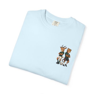 Jaguar and Springbok Soccer Players T-shirt | Cute Animal Sports Illustration