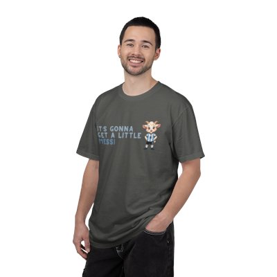 Its Gonna Get a Little Messi T-Shirt | Soccer Goat Cartoon Tee