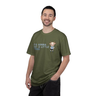 Its Gonna Get a Little Messi T-Shirt | Soccer Goat Cartoon Tee