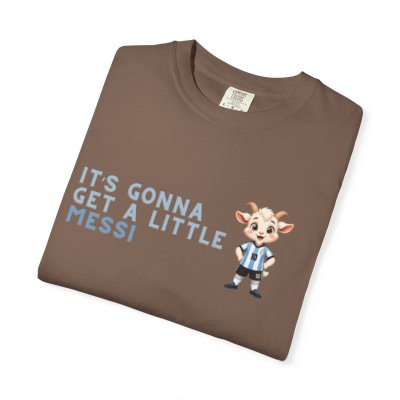 Its Gonna Get a Little Messi T-Shirt | Soccer Goat Cartoon Tee