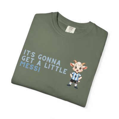 Its Gonna Get a Little Messi T-Shirt | Soccer Goat Cartoon Tee