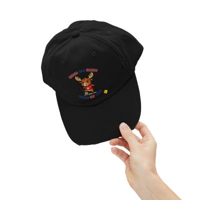 Moose Soccer Player Cap | Cartoon Animal Sports Hat