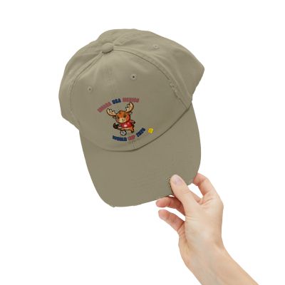 Moose Soccer Player Cap | Cartoon Animal Sports Hat