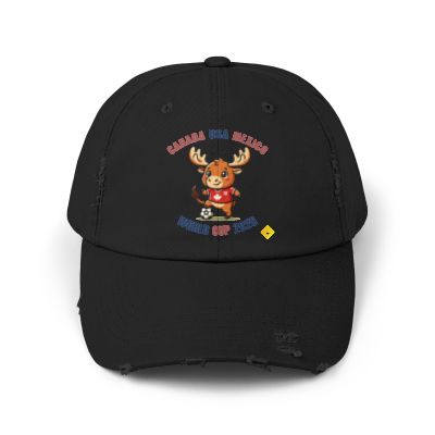 Moose Soccer Player Cap | Cartoon Animal Sports Hat