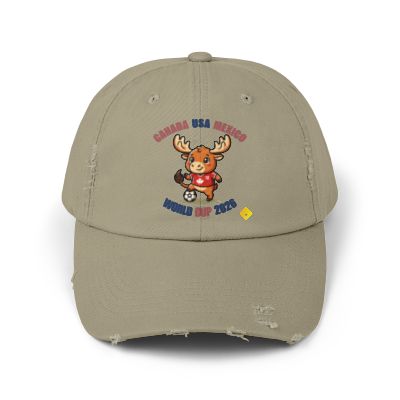 Moose Soccer Player Cap | Cartoon Animal Sports Hat