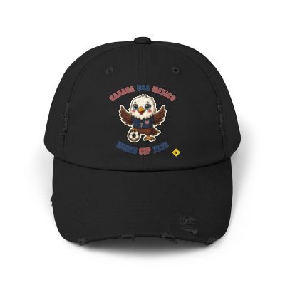 Eagle Mascot Cap | Distressed Baseball Hat, Retro School Spirit