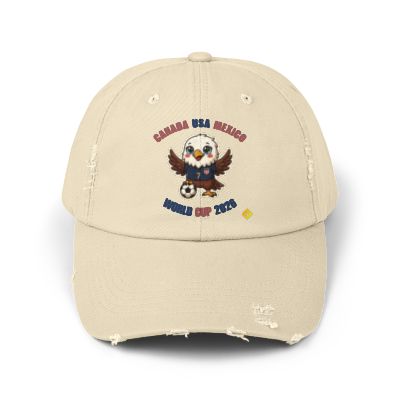 Eagle Mascot Cap | Distressed Baseball Hat, Retro School Spirit