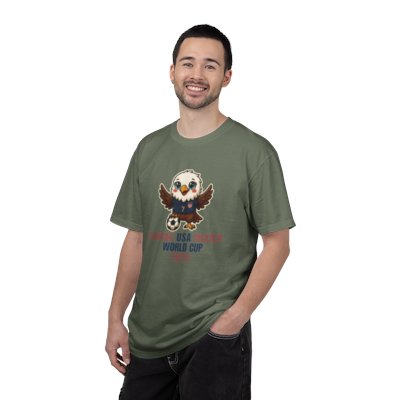 Eagle Soccer Mascot Canada USA Mexico World Cup 2026 T-shirt