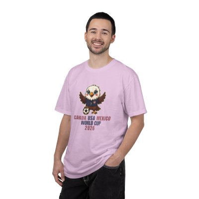 Eagle Soccer Mascot Canada USA Mexico World Cup 2026 T-shirt