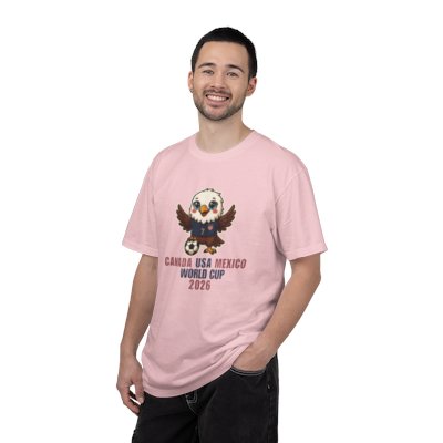 Eagle Soccer Mascot Canada USA Mexico World Cup 2026 T-shirt