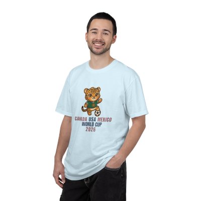 Jaguar Soccer Mascot Canada USA Mexico World Cup 2026 T-shirt