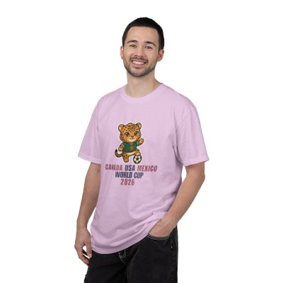 Jaguar Soccer Mascot Canada USA Mexico World Cup 2026 T-shirt