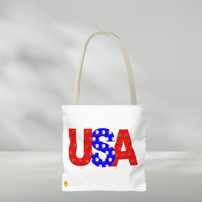 Tote Bag | USA Patriotic Design | Fourth of July Eco-Friendly Carryall
