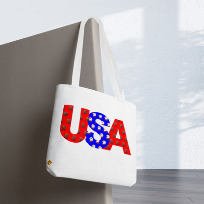 Tote Bag | USA Patriotic Design | Fourth of July Eco-Friendly Carryall
