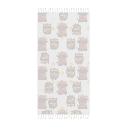 Beach Towel | Bison & Owl Popsicle Pattern | Boho Summer Vibe for Animal Lovers and Outdoor Fun