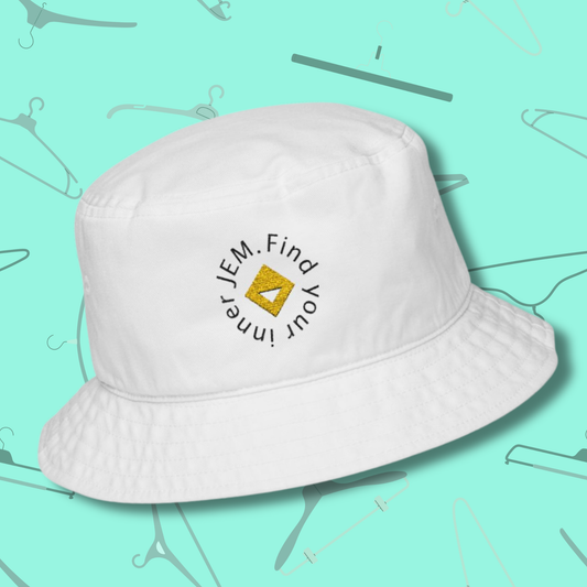 Bucket Hat | Find Your JEM Embroidery | Summer Style for Outdoor Lovers and Travelers