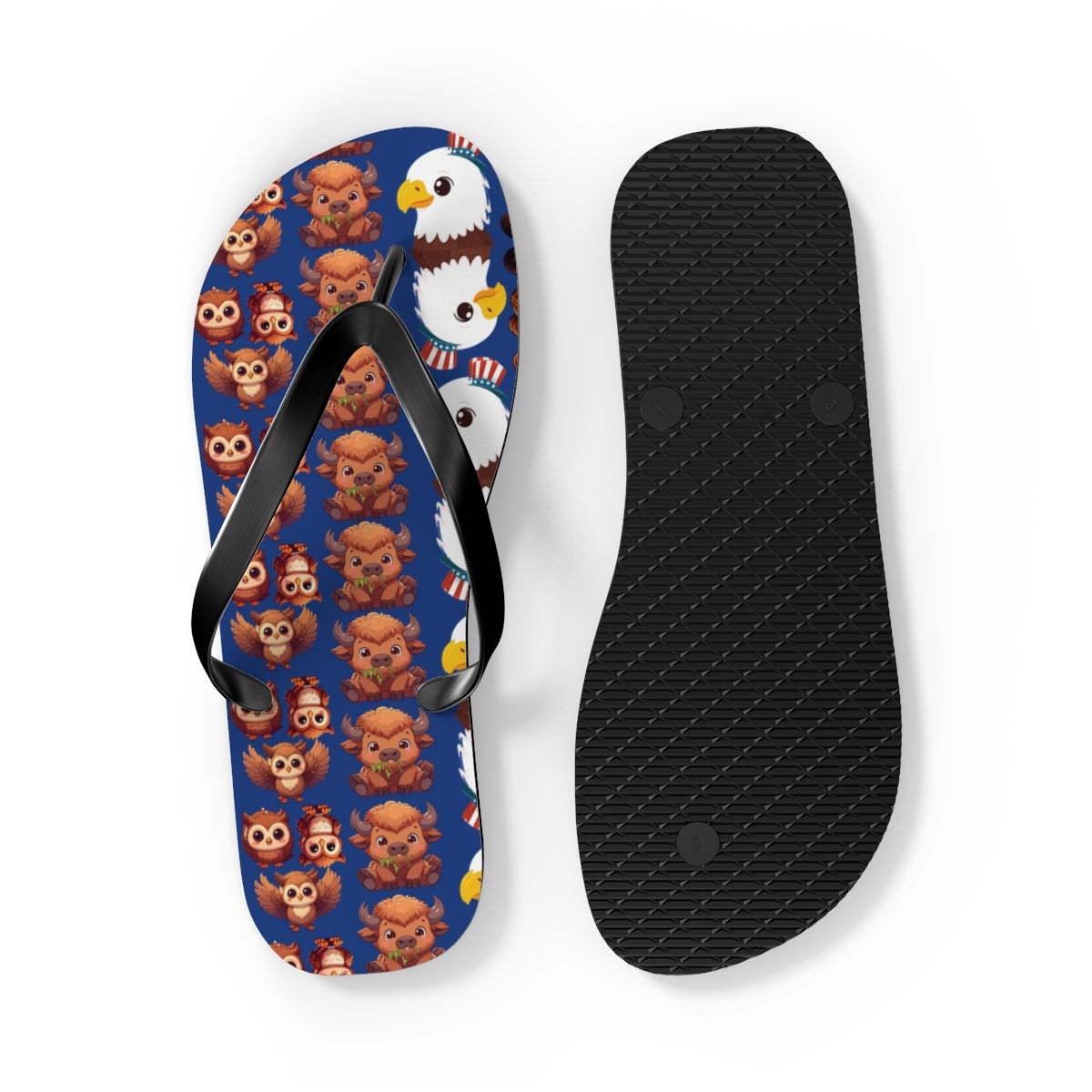 Flip Flops Cute Animal Print | Fun Summer Sandals for Beach Days, Poolside Chill, and Animal Lovers
