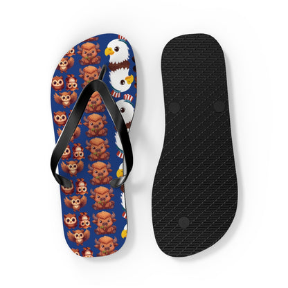 Flip Flops Cute Animal Print | Fun Summer Sandals for Beach Days, Poolside Chill, and Animal Lovers
