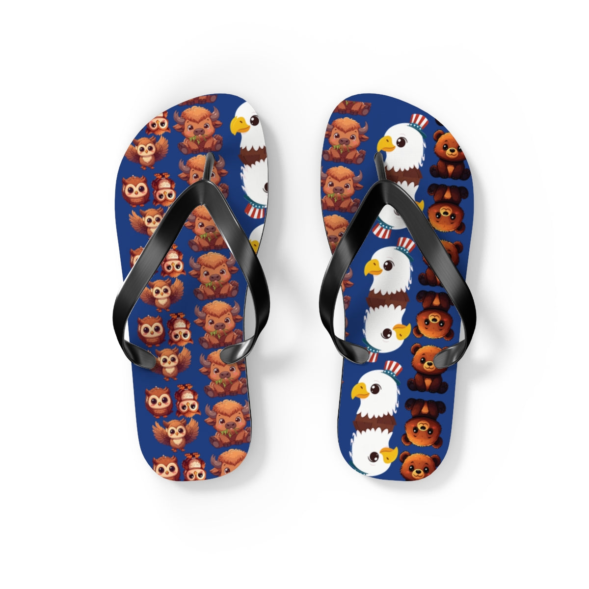 Flip Flops Cute Animal Print | Fun Summer Sandals for Beach Days, Poolside Chill, and Animal Lovers