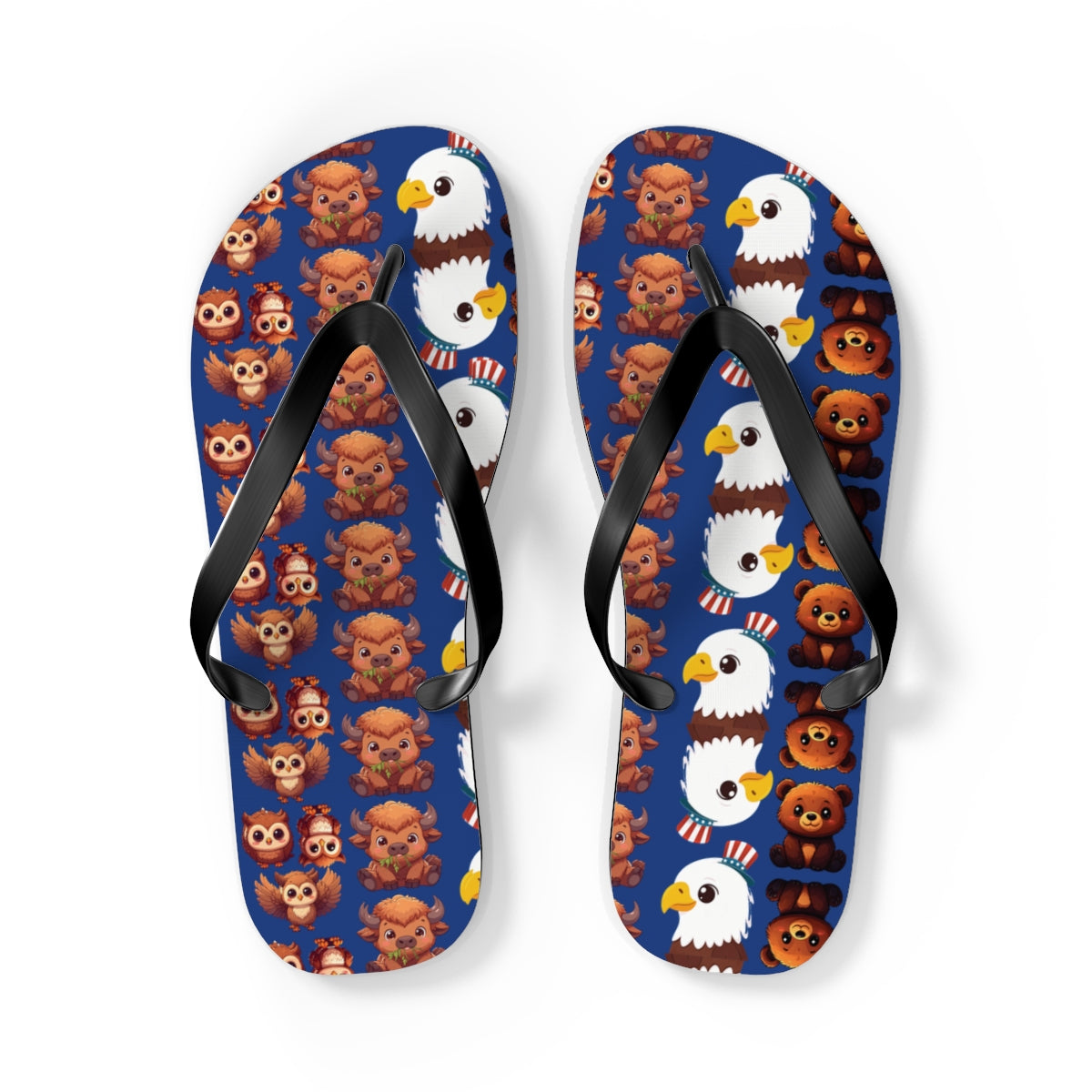 Flip Flops Cute Animal Print | Fun Summer Sandals for Beach Days, Poolside Chill, and Animal Lovers